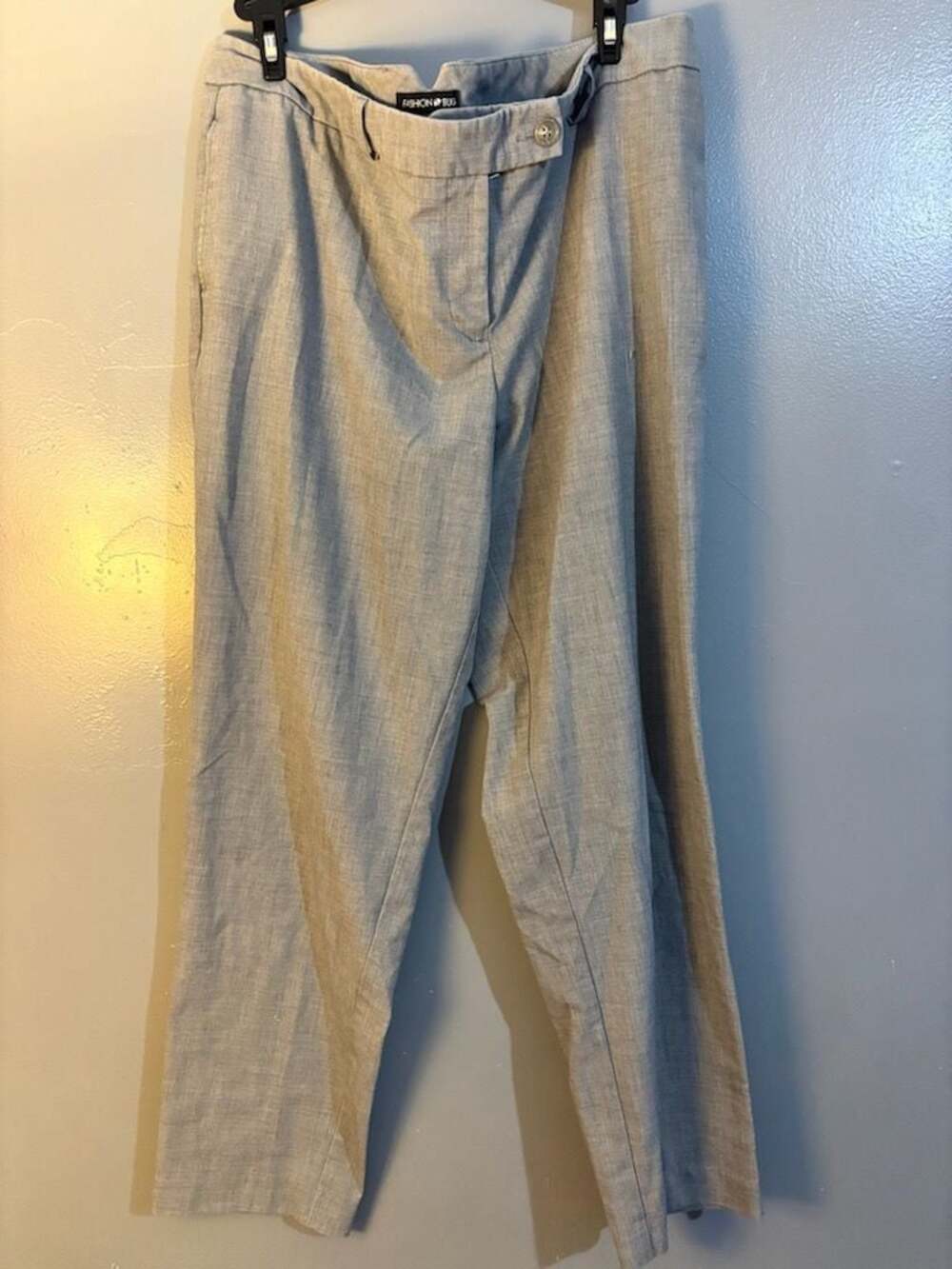 Fashion Bug Women's Gray Dress Trousers Size 14